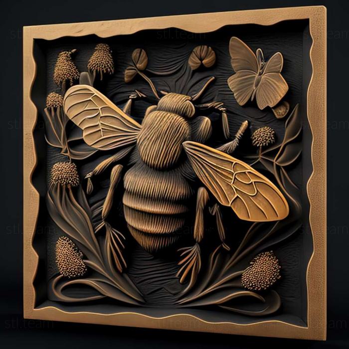 3D модель Bombus fervidus (STL)